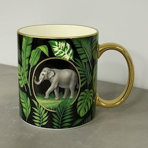 Porselen Elephant Kupa 300ml-4905 Çok Renkli