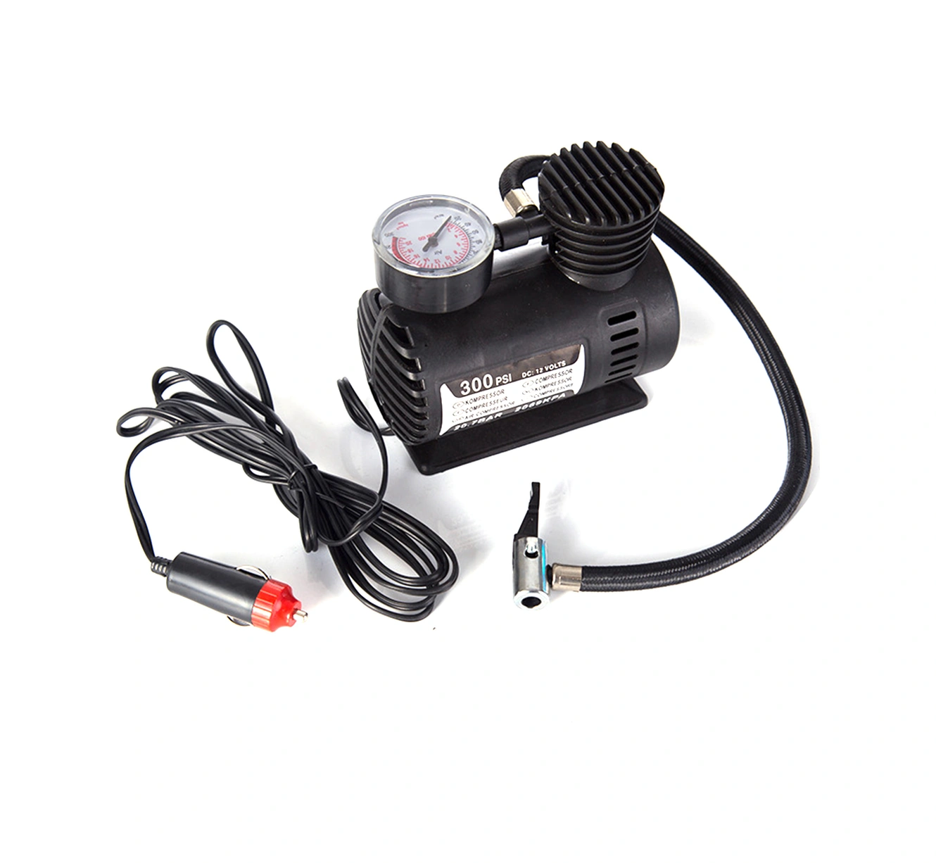 Skycity 12v 130w 300psi Araç Lastik Pompa, Mini Taşınabilir Abs Motorlu Çarşaf Hava Pompası By-263