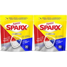 Asperox Sparx Hepsi 1 Arada Bulaşık Makinesi Kapsülü 2 x 30'lu