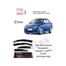 Opel Vectra C Mugen Cam Rüzgarlığı Ön Arka 4'Lü Sunplex