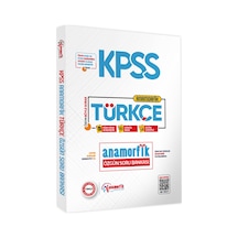 2026 KPSS Yeni Sistem Türkçe TEK KİTAP Anamorfik Özgün Soru Bankası Konu Konu Dijital Çözümlü
