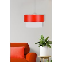 Melon Pasta Kırmızı Beyaz Avize