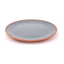 Seramik Sunum Tabağı 18 Cm Gri 4 Adet