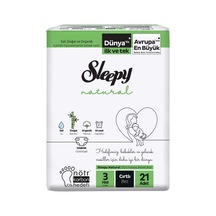 Sleepy Natural Bebek Bezi Midi 21li - 2 Adet Tarı