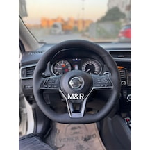 Nissan Qasqaı Xtrail  Kaplama Deri Direksiyon Kılıfı Siyah