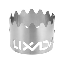 Vkemall Lixada Taşınabilir Açık Hava 2'si 1 Arada Ultra Hafif Titanyum Alkol O Gümüş