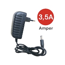 Tek-iş Fişli Şerit Led Güvenlik Kamerası Adaptörü Trafosu Güç Kaynağı 12 Volt 3.5 Amper Dönüştürücü