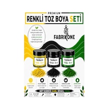3'lü Set Premium Parafin Soya Wax Toz Mum Boyası Hobi Seti - 10 Cc Sarı, Siyah, Yeşil Bkfab3srsy10g Çok Renkli