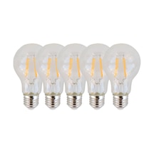 Rustik A60 Dekoratif Led Ampul 6w E27 5 Adet Beyaz Işık