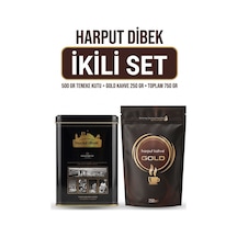 İkili Set 500 Gr Teneke Kutu Dibek Kahvesi + 250 Gr Gold Kahve Toplam 750 Gr Diğer