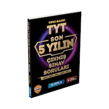 Kota Yayınları Tyt Son 5 Yılın Çıkmış Sorular