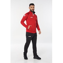 Diadora Mundial - Erkek Kırmızı Likralı Eşofman Takımı - Mundialk Kırmızı
