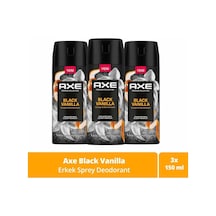 Axe Premium Collection Erkek Sprey Deodorant Black Vanilla 150 Ml X3