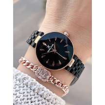 Daniel Klein Çelik Kordonlu 2 Yıl Garantili 3 Atm Suya Dayanıklı Kadın Kol Saati+bileklik Bd.10105.6 Rose Gold