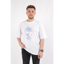 Cazador 4068 Erkek O Yaka T-shırt 23YCEEO04068-R0198 Beyaz
