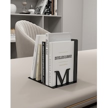 Metal Harfli Kitap Tutucu Kişiye Özel Alfabe Serisi Kitap Desteği