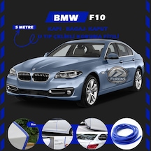 Bmw F10 Oto Araç Kapı Koruma Fitili 5 Metre Parlak Mavi Renk