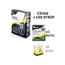 Optima Cihaz + Optima Strip + Opticlix Lanset