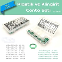 Naylon Ve Klingirit Conta Seti, 178 Parça