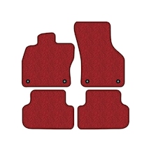 Fiat Punto Evo Lüks Halı Paspas Seti Kırmızı