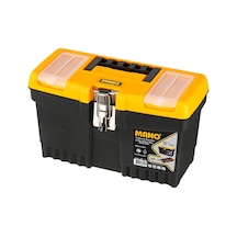 Tr Jmt/13 Organizerli Jumbo Metal Kilitli Takım Çantası, Polipropilen, Siyah/sarı, 13 '' Genel