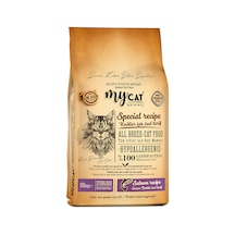 Mycat Az Tahıllı Somon Balıklı Diyet & Kısırlaştırılmış Yetişkin Kedi Maması 10 KG