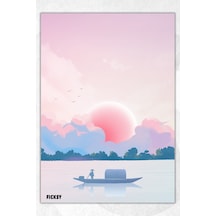 A5 Balıkçı Bloknot Çizgisiz Defter - 50 Yaprak - Notepad - Not Defteri - Not Kağıdı - Defter Çok Renkli Çok Renkli
