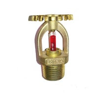 Ul Dik Up Tip Yangın Sprinkler Pirinç 68 C Kırmızı 1/2 Sr