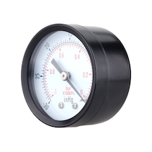 Ximistore9 "mini Çift Skalalı Vakum Basınç Ölçer -30inhg/-1bar, Taşınabilir Metal Gövde"