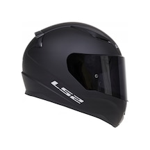 Ls2 Rapıd 2 Mat Siyah Kapalı Motosiklet Kaskı Siyah Camlı