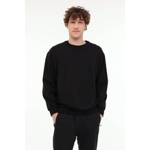 Lumberjack Mb Sn75 C Neck Sw 5fx Siyah Erkek Sweatshirt A101939612 Siyah