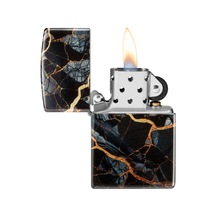 Zippo Çakmak -46255 Marble Desıgn 8 Numara Siyah