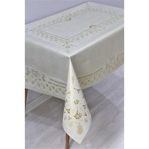 Elyaf Astarlı Silinebilir Pvc 120x160 Hazır Muşamba Masa Örtüsü - Doradüzzincir 001