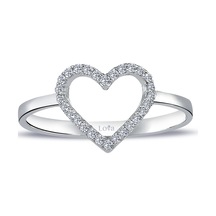 Lova Pırlanta Kalp Yüzük - 1040404