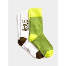 Button Blue Çoraplar 370421345 Beyaz