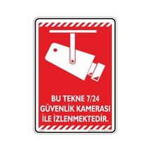 Bu Tekne 7/24 Güvenlik Kamerası ile İzlenmektedir./V1-1