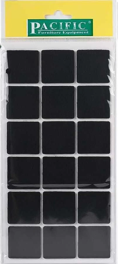 Pacific 6035 Bl Yapışkanlı Keçe 35 Mm X 35 Mm Siyah - Uxfo-285054