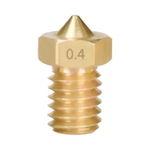 Koodmax 5 Adet 3d Yazıcı Extruder M6 1.75mm / 0.4mm V5 - V6 Pirinç Nozzle Baskı Kafası