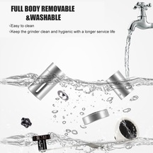 Ulzyvf El İle Kolay Kullanılabilir Kahve Değirmeni - Paslanmaz Çelik, 40g, Ayarlanabilir Diğer