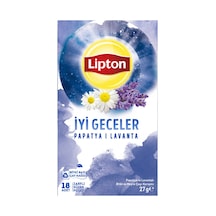 Lipton İyi Geceler Papatya Lavantalı Bitki Çayı18'li 27 G - 6 Adet Tarı