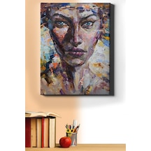 Webstyle Sayılarla Boyama Seti Kasnaklı Renkli Kadın 4 60 X 75 Cm