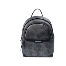 Silver & Polo Silver Polo Kadın Sırt Çanta Sp1265-m86 Gümüş - Siyah