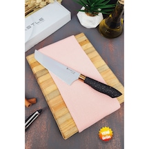 Black Copper Serisi Mutfak Bıçak Eğri Şef Günlük Doğrama Bıçağı