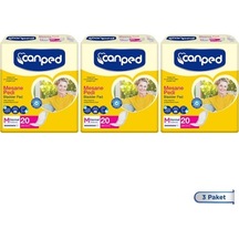 Canped Mesane Pedi Normal M Beden 20 Adet X 3 Adet PKT.CANPED.117 M
