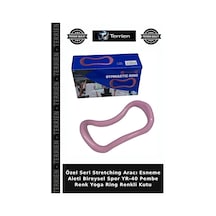 Özel Seri Stretching Aracı Esneme Aleti Bireysel Spor Yr-40 Pembe Renk Yoga Ring Renkli Kutu