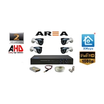 4 Kameralı 2Mp 1080P Full Hd Güvenlik Seti