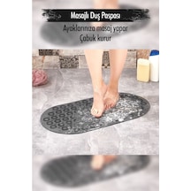 Silikon Masajlı Duş Paspası Çok Renkli