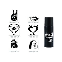 Airbrush Tattoo Aşkın Zaferi Spray Tattoo Geçici Sprey Dövme Seti