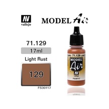 17 Ml. Light Rust Model Air Serisi Maket Boyası, Vallejo 71129 Standart