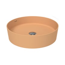Creavit Loop Yuvarlak Masa Üstü Çanak Lavabo Ø45 Cm Şeftali Tüyü Lp145